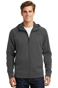 man in zip up hoodie